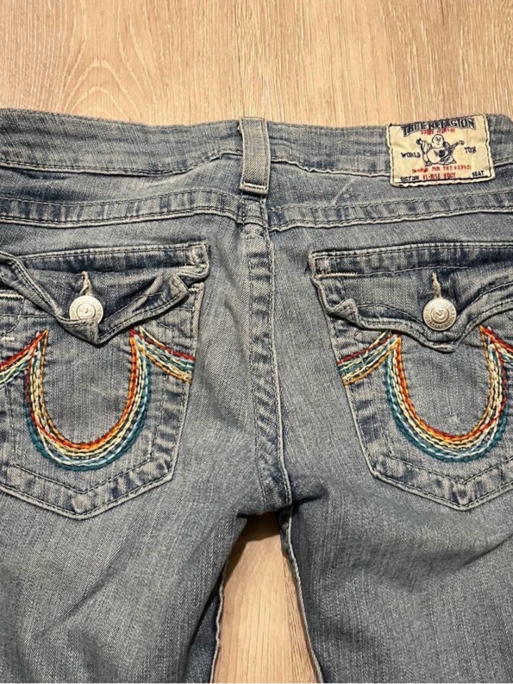 True Religion bootcut flare light wash jeans - Picture 2 of 4
